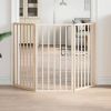 Dog Gate Set of 3 White Poplar wood Foldable, Freestanding