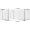 Dog Kennel Galvanized Steel 150.8 x 150.8 in Durable Dog Kennel