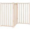Dog Gate Set of 3 Solid fir wood 59.1 in Foldable Dog Gate