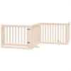 Dog Gate Set of 6 Natural Poplar wood 6 panels Foldable