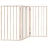 Dog Gate Set of 3 White Poplar wood Foldable, Freestanding